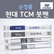 순정품 현대 TCM 팬텀블랙 309 붓펜 자동차 차량용 카 페인트 카페인트, 1개, 8ml