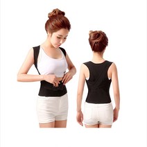 정수생활건강 바른자세 어깨 허리 자세교정밴드 XXXL(31~34인치), 1개
