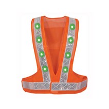 X반도 LED 반사조끼 2011XAOW 형광주황