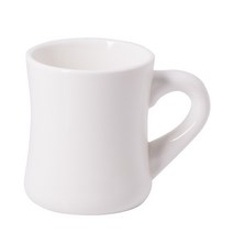 [카페 머그컵 400ml(화이트장구/S-007-1)]/아메리카노/커피/핫초코/카페라떼/원두커피/우유/