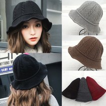 차밍몰 니트꽈배기 라운드버킷햇 와이어벙거지[S984-링꽈배기]