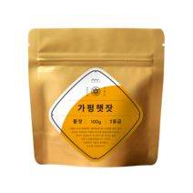 자연우리 가평잣 지퍼백 햇잣, 1봉, 황잣 100g