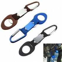 Climbgood등산생활잡화용품모자가방등산화랜턴운동6in1산악장비레져텐트캠핑야영멀티VJK16+Y9250P나이프/다용도칼/오프너/드라이버/캠핑용품, 물병고리 카라비너 (p5707)-브라운