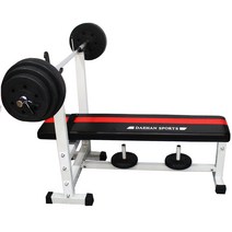 대한스포츠 튼튼벤치프레스 A형 세라믹 20~70kg 세트, 50kg