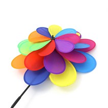 오핑 3단 레인보우 바람개비/감성캠핑 캠핑소품 어린이집 장식