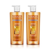케라시스 어드밴스드 리페어 앰플 헤어트리트먼트, 600ml, 2개
