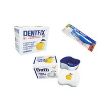 짱메드 틀니(의치) 기획세트 (칫솔 세정컵 세정제), 1세트