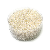 (미리사몰) 진주색 진주 구슬 알 DIY 공예 목걸이 팔찌 만들기 재료 의류 가방 장식 꾸미기 취미 준비물, 1통
