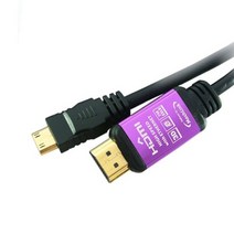 HDMI to Mini HDMI 케이블 1.4Ver 삼성 LG 레노버 노트북 미니HDMI 단자 영상 연결 선 1.2M/1.8M/3M/5M/7M/10M 267936, 1.2M