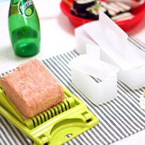 도블레 스팸김밥 만들기(슬라이서+김밥틀소틀+대틀), 아이보리+소틀+대틀