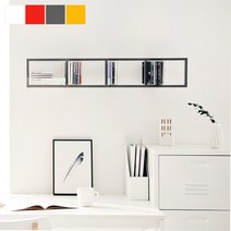 마켓비 LEITER 벽선반 CD DVD, 화이트