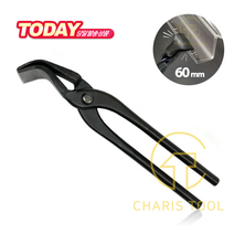 미마쯔 절곡집게 60MM 그립커버없음 미마츠 징크공구 철판집게 징크판 절곡 간판 인테리어 판금 지붕작업 MIMATSU 카리스툴