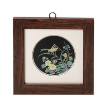 나전액자 소(메뚜기)김상윤 장인작품