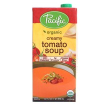퍼시픽 크리미 토마토 스프 글루텐 프리 프로틴 저지방 베지테리안, 946ml, 1개