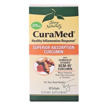 테리네츄럴리 큐라메드 슈페리어 앱솔션 커큐민 375mg 소프트젤, 60개입, 1개
