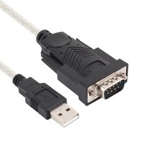 포스 바코드 리더기 컴퓨터 연결선 USB 2.0 to RS232 변환케이블 1.8M 352887, 1개