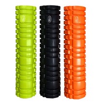 헬스프라자 그리드 밸런스 폼롤러 61cm 트리거 포인트 근육통증 마사지, 라임