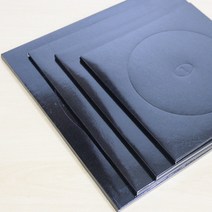 중앙패키지 케익받침 3호, 사각검정, 50개
