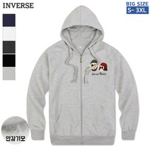 [CTS-GHZ10] 남여공용 레옹마틸다 기모 후드집업