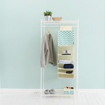이지라이프 행잉쉘프 (L) 택1 행거수납 행거걸이 수납정리함 수건함 속옷장, twoable 프레쉬그린