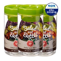 코멕스 샐러드 보틀, 그린, 3개