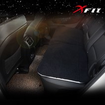 XFIT 레트로X 양모 고급 겨울시트 블랙 뒷좌석, 블랙1P