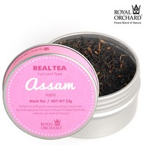 [로얄오차드] 아쌈 블랙티 잎차 23g (여행용 틴케이스)(홍차), 1개입