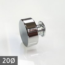 1단 다보볼트 (밀착형) 20Ø 은색평형 장식볼트 8mm, 1개