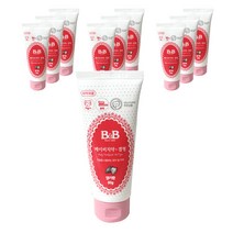 비앤비 B&B 베이비 오랄크린 겔형 60g_딸기향 치약, 60g, 10개