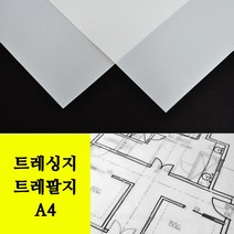 영신종이도매센터 트레싱지 트레팔지 A4, 90g 트레팔지 A4 25매, 1개
