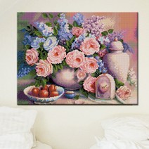 큐브아트 보석십자수 5월의향기(50x40cm전체원형)