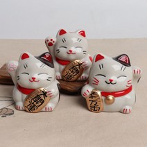 복 고양이 저금통 3P, 색상본상품선택