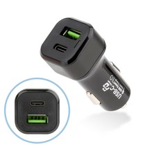 next 차량용 듀얼포트 고속충전 QC 3.0 퀄컴 퀵차지 C타입, next 1413