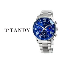 탠디 TANDY 클래식 남성용 멀티펑션 메탈시계 3713 블루(탠디 쇼핑백 증정)