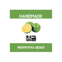 담은 청귤핸드메이드스티커 30장 스티커