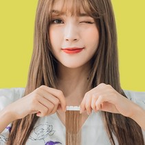 유로헤어 인모테이프붙임머리 10피스 인모스티커붙임머리 가발 헤어피스 실익스텐션 테이프피스, 2번-자연검정, 1개