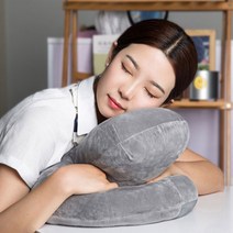 리얼살롱 책상 사무실 비행기 낮잠 베개 문어 쿠션