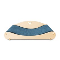 힐링타임 카페트 원목 쇼파스크래쳐 (블루) NH-2123, 1개