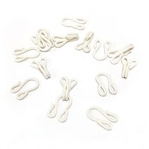 쏘잉스타 싸개 걸고리 의류걸고리 코트단추 1쌍 (화이트 블랙), 화이트(1쌍)
