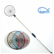 MS피싱 2단 3단 얼음뜰채 0.8m1.2m1.5m 철망코팅 스테인레스뜰채, 뜰채대