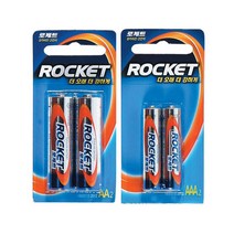 로케트 건전지 AAA, 1개, 2개입