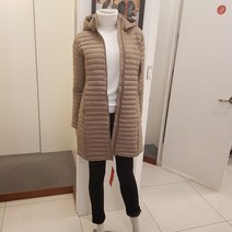 뱅뱅 여성 롱 경량 누빔 패딩 점퍼