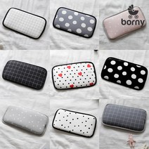 보니 3D 에어매쉬 낮잠베개, 샤르망그리드(블랙)