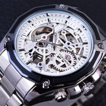 elipse watch 남자 오토메틱 스켈레톤 고급스러운 메탈 손목시계 A1030