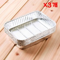 알뜰 은박도시락 10p X 3개 일회용도시락 뚜껑미포함