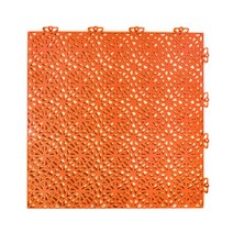 SWEDEN BERGO FLOORING XL 데크타일 38x38cm 7장 1박스, 오렌지 글로우, 1box