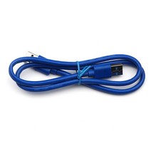 velton USB3.0 AA형 (블루) 연결케이블 0.6M USB AM-AM 케이블, 1개, 60cm