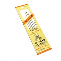 쏘잉스타 크로바 인형 바늘 장바늘 대바늘 이불바늘 긴바늘 4종, 1개