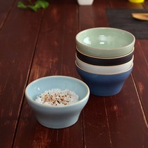 [소야도자기] 밥공기 그릇, 코발트블루, 1개