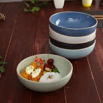 소야도자기 아름 비빔면기 그릇, 블랙, 1개